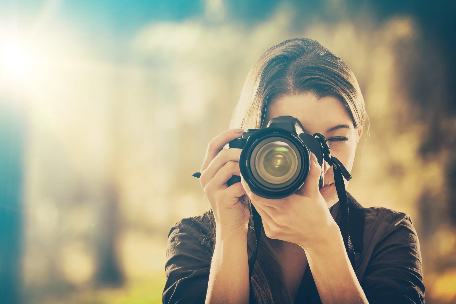 Photographe en reportage